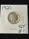 1920 Buffalo Nickel Xf+