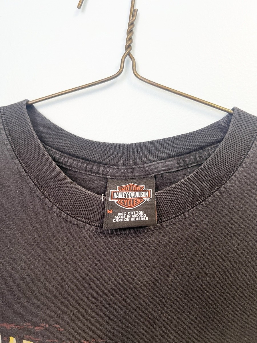 ハーレーダビットソン vintage shury itimi y2k Vintage Y2K Kauai Harley Davidson Kauai Hawaii Faded Black T