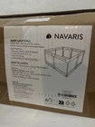 Navaris Baby Play Pen - Gray, 49" x 49" x 26", Square Shape Play Pen, New in Box