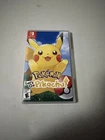 Pokemon Lets Go Pikachu! Nintendo Switch Game And Case