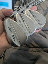 Right Titleist sm10,sm9 tour chrome wedge set.52,56,60.vokey.