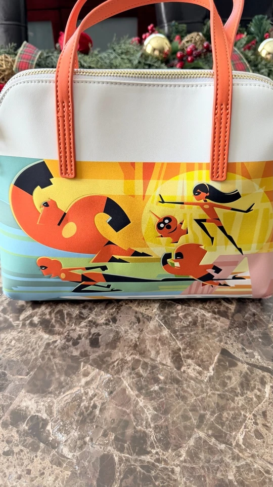 NUEVO Bolso de Mano Disney Contemporary Resort Loungefly - Diseño Monorriel Mary Blair Foto 2 de 4
