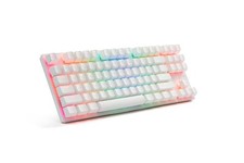 Cyborg 87 Tasten Kabelgebunden Bluetooth Mechanische Tastatur RGB Gaming Weiß