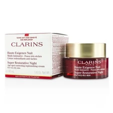 Clarins Super Restorative Night Wear Very Dry Skin Cream 1.7 oz 50 ml (8104)