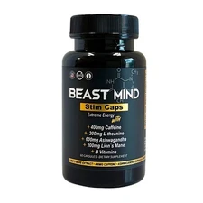 Extreme Energy Pills 400mg Caffeine 600mg Ashwagandha Focus Mood Boost