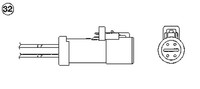 Lambdasonde Sensor Abgassteuerung NTK 90523 FüR Ford MAX DM2 Focus 2 Turnier CNG