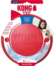 Flyer - Durable Dog Toy for Outdoor Playtime - Natural Rubber Flying Disc, Dog T