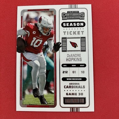 DeAndre Hopkins 2022 Panini Contenders Card #3 NFL Arizona Cardinals