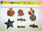 Collection of Seven (7) Different GAR Medals
