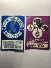 Taking Back Sunday Backstage Pass set. Never used.