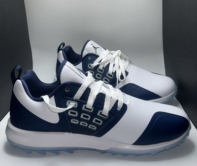 Jordan Grind Gold Size 10.5 White/Midnight Navy-White  SKU AR0503