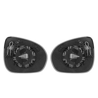 Spiegelglas AußEnspiegel Set Links Rechts FüR Fiat 500X 334_ 334