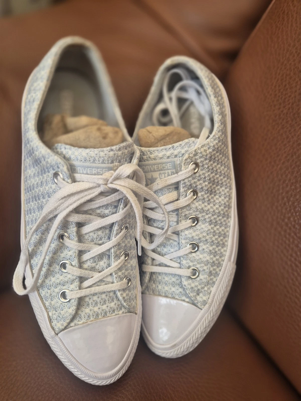 CONVERSE TAGLIA 6 CHUCK TAYLOR ALL STAR GEMMA KNIT 555877C SCARPE DA GINNASTICA DONNA