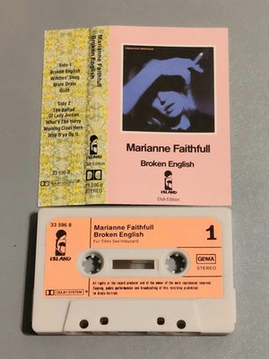 MARIANNE FAITHFULL '' Broken English '' NEU !!!, MC tape Kassette