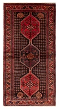 Vintage Oriental Hand-Knotted Carpet 3'6" x 6'8" Traditional Wool Area Rug