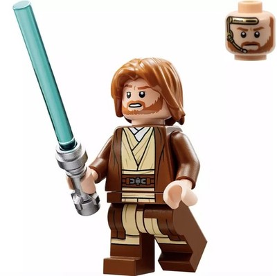 LEGO Star Wars Obi-Wan Kenobi Minifigure Brown Robe Jedi Starfighter 75333