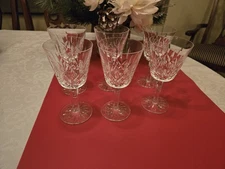 Set of 6 Waterford Lismore Claret Glasses 5 7/8"