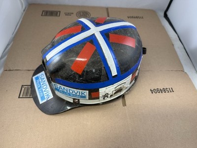 MSA COMFO TIGER STRIPE COAL MINERS HELMET 