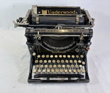 Machine à Écrire UNDERWOOD n°5 - Révisée & Ruban Neuf Années 1918 thumbnail