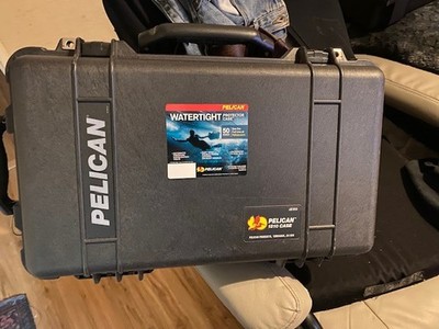 Pelican 1510 Rolling Hard Case   + Foam Inserts - Black Unused