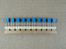 10 New 1 uF 63V TDK Film Capacitors MKT for Stereo Rebuilds 5mm Pitch 1.0 (Qty)