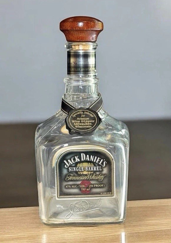 Vintage Jack Daniel's Single Barrel Select Tennessee Whiskey Empty