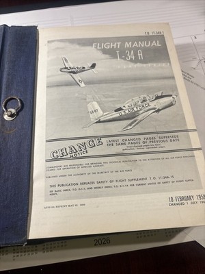 T34 Flight Manual and repair/ trainer/ Aviation
