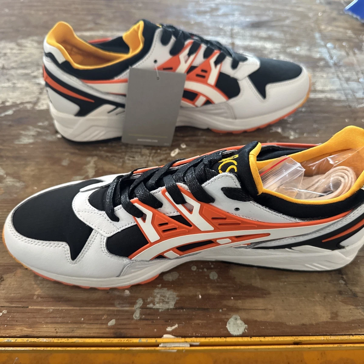 Asics Shoes Men 9.5 White Orange Gel Kayano Trainer Happy Chaos Sneaker 1191A200 ASICS Gel Kayano Trainer Happy Chaos | eBay main image 2