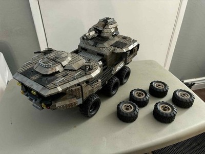 Halo Mega Bloks UNSC Mammoth #97174 Modified/Incomplete READ