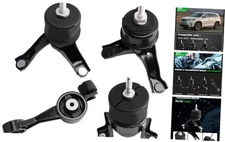 Engine Motor and Transmission Mount Kit，Compatible with Highlander 2014-2019 