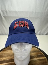 SWA Baseball Hat Youth Blue Adjustable Embrodered Port  Company
