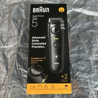 Braun Series 5 BT5 Beard Trimmer Black Waterproof Rechargeable Precision 0.5mm