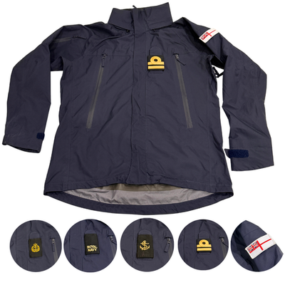 British Royal Navy GORE-TEX Jacket Siamidis Wet Weather Navy UKSF