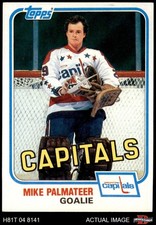 1981 Topps #121 Mike Palmateer East Capitals-Hockey 8 - NM/MT