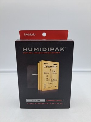 D'Addario Humidipak Restore Set PW-HPK-03 Zwei-Wege-Gitarrenbefeuchtersystem Neu