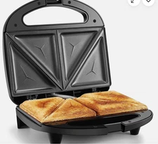 OSTBA Sandwich Maker, Toaster Electric Panini Press with Non-stick plates ABS05