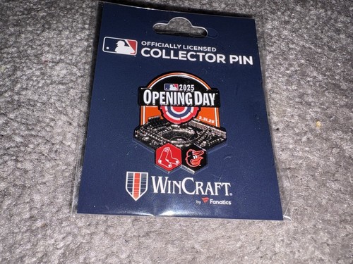 Baltimore Orioles Boston Red Sox Baseball 2025 Opening Day Dual Pin 3/31/25 MLB - Picture 2 of 2