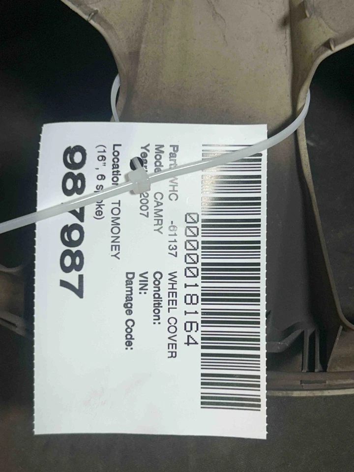 Fits 2007-11 Toyota Camry 16in Wheel/Rim Cover OEM:4260206020 Foto 4 de 4