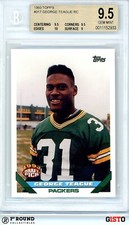 POP 1: George Teague RC BGS 9.5: 1993 Topps Rookie Card Gisto #317