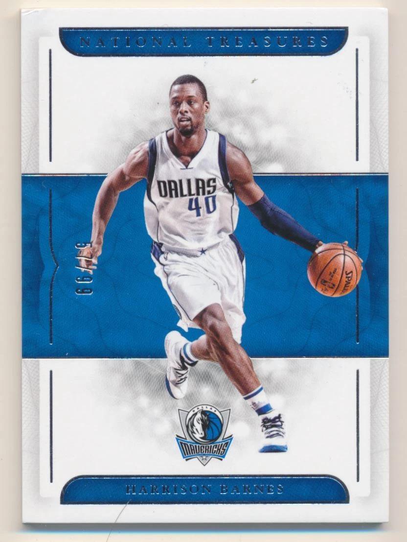 2016-17 Panini National Treasures #26 Harrison Barnes /99