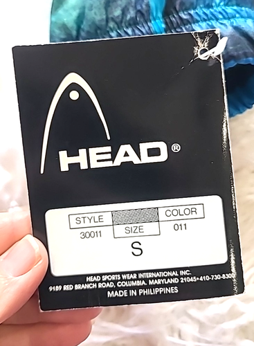 Chaqueta cortavientos vintage años 80 90 Head Sportswear colorida para mujer cremallera completa S - Imagen 7 de 11