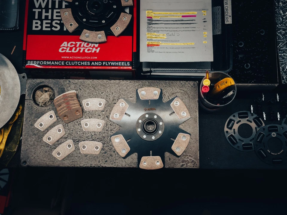 Kit de embrague AC etapa 4 (1MD) para Nissan 300ZX 1984-1988 3,0 L (VG30E) no turbo Foto 4 de 4