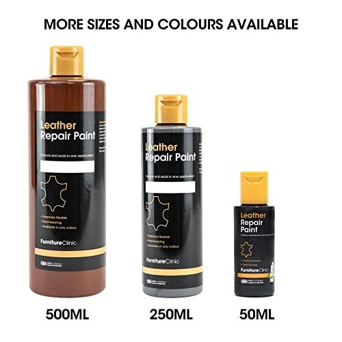 Furniture Clinic Leather Repair Paint & Dye Self Seal Colorant for