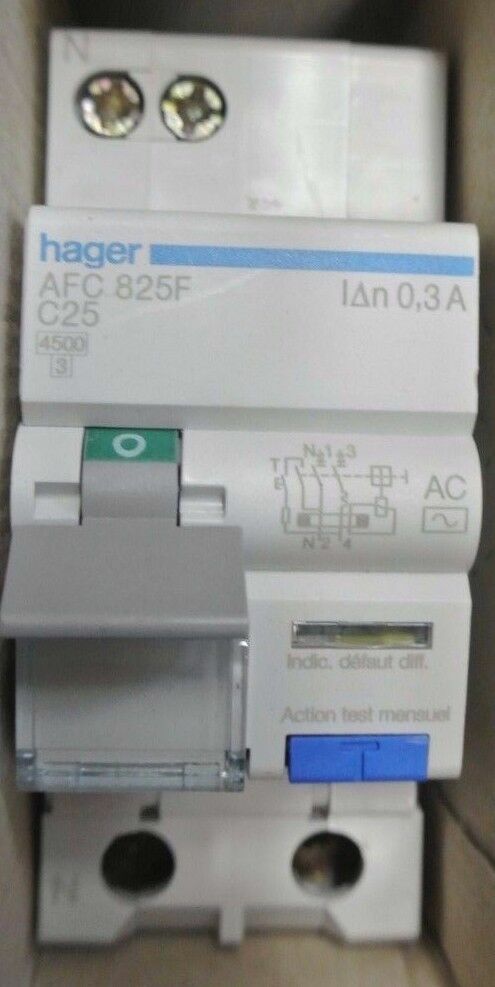 Hager AFC825F disjoncteur différentiel 300mA pour éviter les risques de fuite de courant
