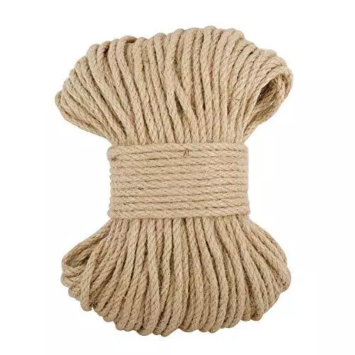 Thick Hemp Rope for Ceiling, Handmade Jute Rope, Vintage