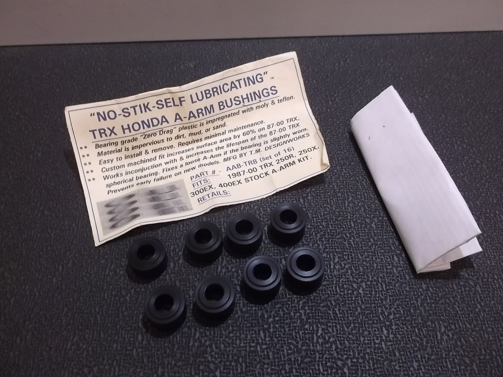 Honda TRX250R 400EX 300EX 250X TM Design AArm Bushing KIT 19782000 eBay
