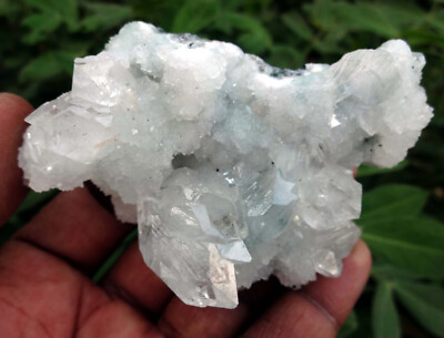 pointed apophyllite w/ chalcedony matrix minerals specimen m-5