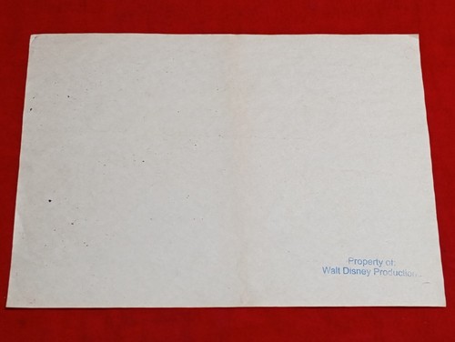 Walt Disney Drawing on paper (Handmade) signed and stamped mixed media. - Picture 7 of 7