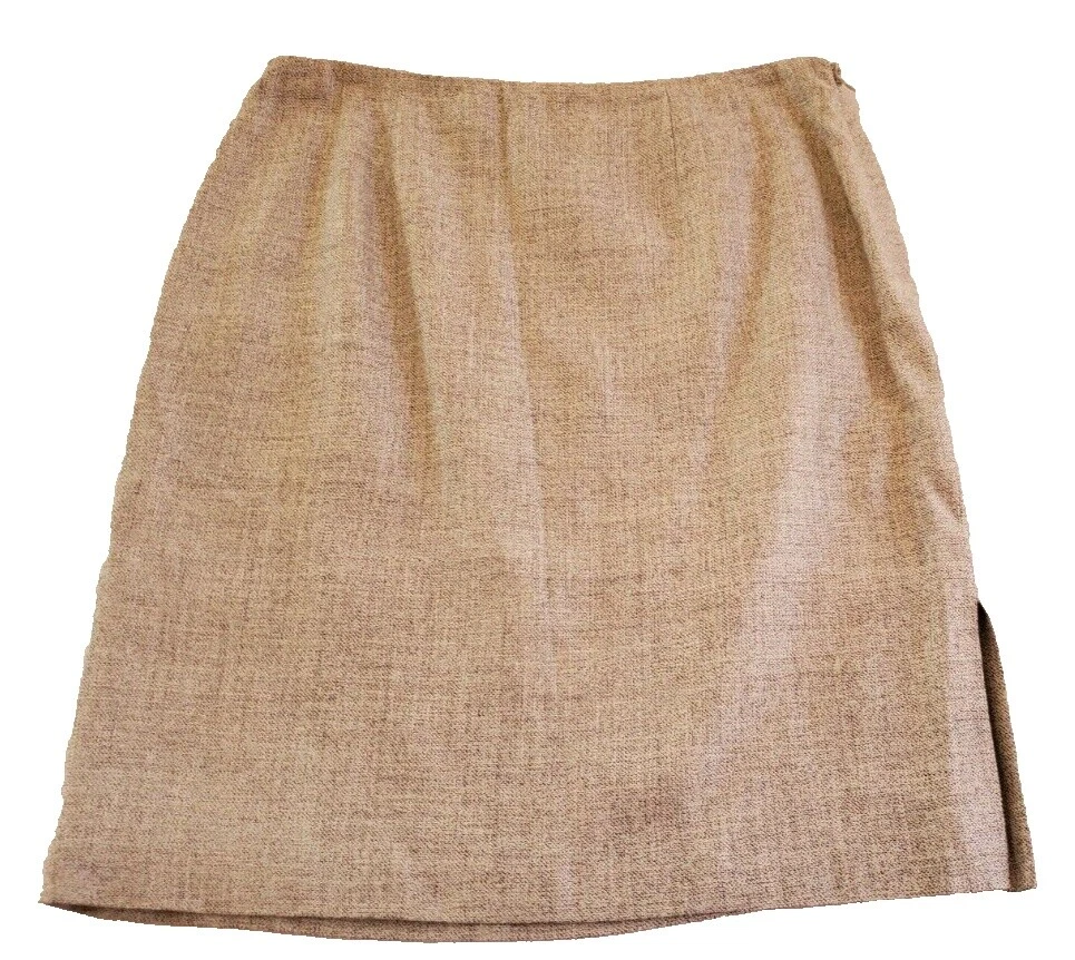 Lápiz y recta de lino Ellen Tracy Faldas para mujer