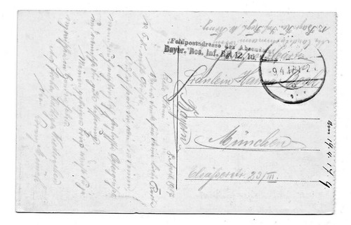 WW I RPPC Le Maisnil, France, 1917 Church War Damage - Bild 2 von 2